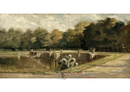 A-7186 Charles-Francois Daubigny - Neptunův bazén ve Versailles