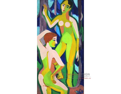 A-7773 Ernst Ludwig Kirchner - Dva akty v lese