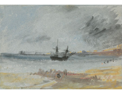 D-6246 Joseph Mallord William Turner - Loď na mělčině u Brightonu