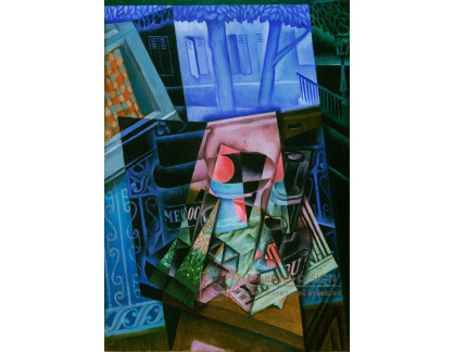 VJG 38 Juan Gris - Zátiší před otevřeným oknem