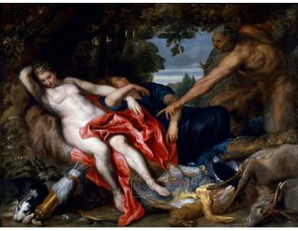 DDSO-2392 Anthony Van Dyck - Diana a víla překvapeny satyrem