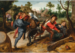 A-2457 Peter Paul Rubens - Hádající se rolníci hrající karty