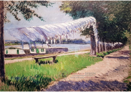 A-4451 SO IV-348 Gustave Caillebotte - Sušení prádla na břehu Seiny