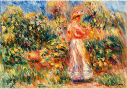 D-6819 Pierre-Auguste Renoir - Krajina se ženou v růžové a bílé