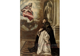 D-7825 El Greco - Zjevení Panny Marie a dítěte svatému Hyacintovi