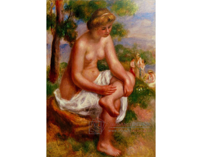 VR14-108 Pierre-Auguste Renoir - Koupající se dívka v krajině