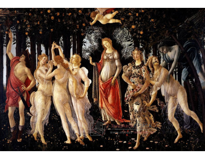 R17-86 Sandro Botticelli - Alegorie jara, La Primavera