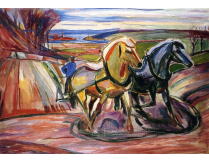 VEM13-50 Edvard Munch - Jarní orba