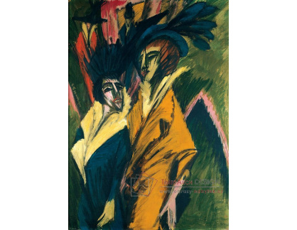 VELK 76 Ernst Ludwig Kirchner - Dvě ženy na ulici