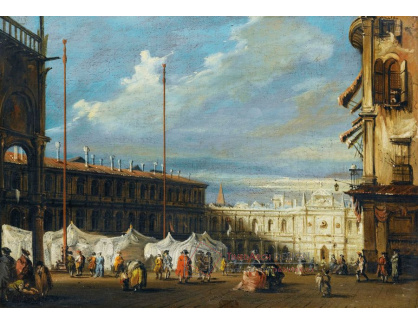 DDSO-584 Francesco Guardi - Piazza San Marco v Benátkách