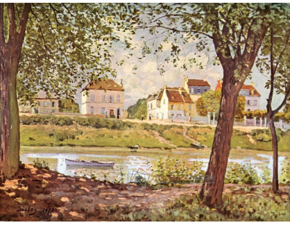 SO IV-290 Alfred Sisley - Vesnice na břehu Seiny