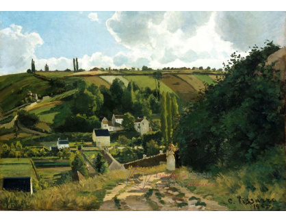 SO XVI-339 Camille Pissarro - Jallais Hill v Pontoise