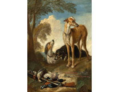 SO XVII-126 Frans Snyders - Tři lovečtí psi v krajině