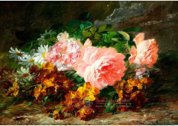 A-1373 Pierre Garnier - Květinové zátiší s růžemi