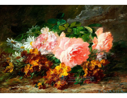 A-1373 Pierre Garnier - Květinové zátiší s růžemi