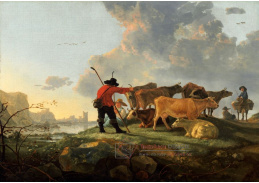 A-1878 Aelbert Cuyp - Pastevci starající se o dobytek
