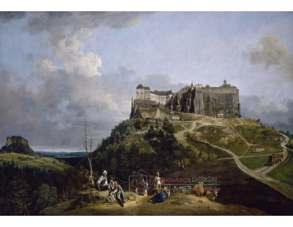 A-1957 Bernardo Bellotto - Pevnost Königstein