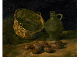 A-3201 Vincent van Gogh - Zátiší s měděnou konvicí a džbánem