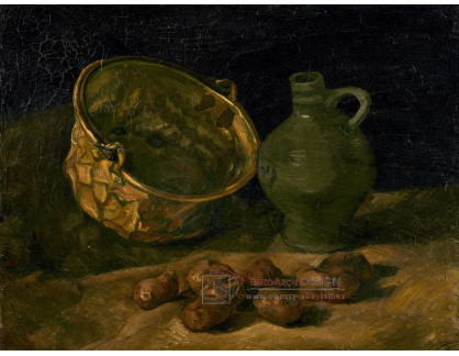 A-3201 Vincent van Gogh - Zátiší s měděnou konvicí a džbánem
