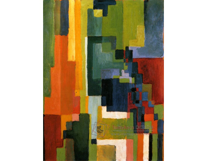 A-6088 August Macke - Barevné tvary