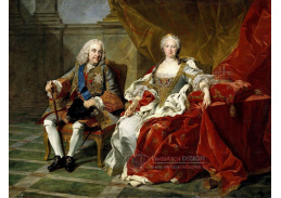 VF167 Louis-Michel van Loo - Portrét Philip V a Elizabeth Farnese