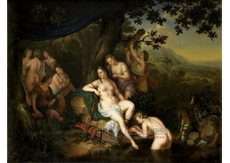 VH541 Willem van Mieris - Diana a nymfy
