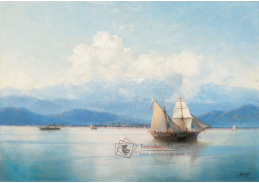 DDSO-713 Ivan Konstantinovič Ajvazovskij - Lodě u pobřeží