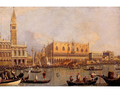 VSO 335 Canaletto - Pohled na vévodský palác v Benátkách