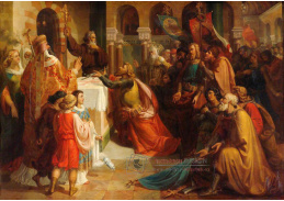 KO IV-305 Karl Schönbrunner - Scéna z první křížové výpravy