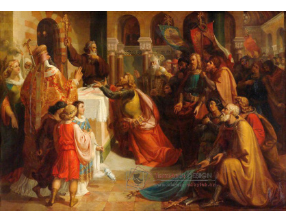 KO IV-305 Karl Schönbrunner - Scéna z první křížové výpravy
