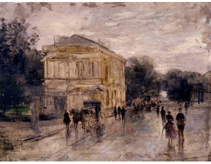 A-6924 Gustave Den Duyts - Brusel v dešti