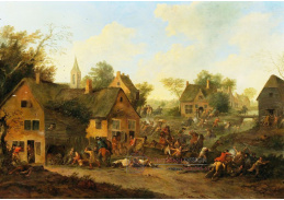 DDSO-3218 Carel Breydel - Vesnická rvačka