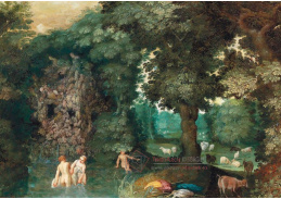 DDSO-4775 Adriaen van Stalbemt - Koupání nymf v lese