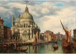 D-8818 Heinrich Jaeckel - Canal Grande se Santa Maria della Salute v Benátkách