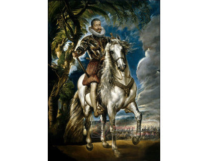 VRU98 Peter Paul Rubens - Jezdecký portrét vévody Lerma