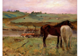 VR6-90 Edgar Degas - Koně na louce