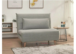 SPIKE, pohovka rozkládací, buk / látka šedá