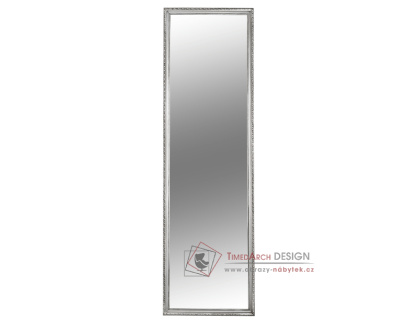 MALKIA 3, závěsné zrcadlo 38x128cm, stříbrná