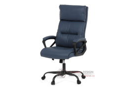 KA-Y346 BLUE, kancelářská židle, ekokůže modrá