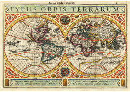 A-4239 Jan Janssonius - Mapa světa roku 1631
