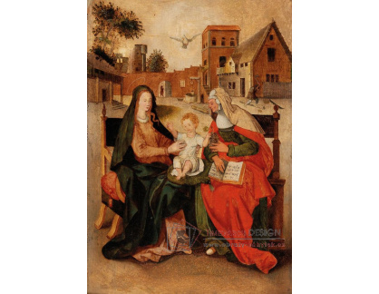 DDSO-5441 Hendrick de Clerck - Panna a dítě se svatou Annou