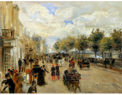 VR14-283 Pierre-Auguste Renoir - Paříž, Quai Malplaquet