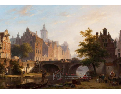 SO VI-11 Bartholomeus Johannes van Hove - Starý kanál v Utrechtu
