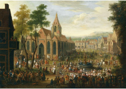 SO XIII-415 Jan van Peeter Bredael - Slavnost na náměstí