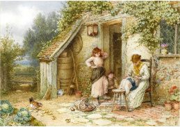KO IV-464 Myles Birket Foster - Výroba krajek