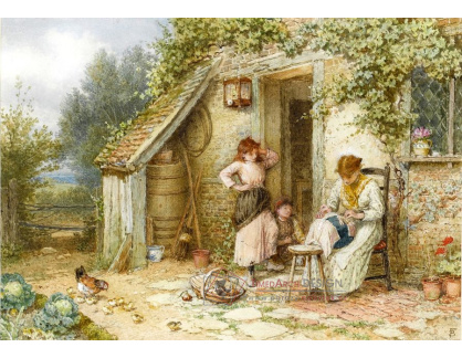 KO IV-464 Myles Birket Foster - Výroba krajek