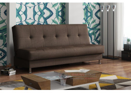 DREAM III, pohovka rozkládací, látka Sawana 16 tmavě hnědá