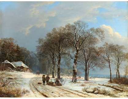 A-1035 Barend Cornelis Koekkoek - Zimní krajina