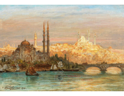 A-5337 Ernst Carl Eugen Koerner - Pohled na Istanbul