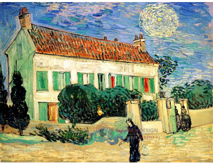 VR2-336 Vincent van Gogh - Bílý dům v noci